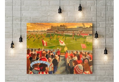 Broomfield Park Stadium Fine Art Canvas - Airdrie FC Broomfield Park Stadium Fine Art Canvas - Airdrie FC